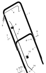 Part Location Diagram of 1101095E701 Murray DISCONTINUED